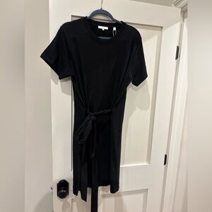 vince ribbed high neck tank dress Vince Rib High Neck Tank Dress